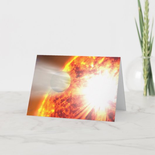 Hd 189733bの大気の蒸発 カード (正面)