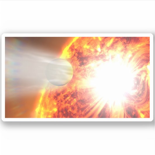 Hd 189733bの大気の蒸発 シール (正面)