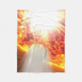 Hd 189733bの大気の蒸発 フリースブランケット (正面)