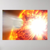 Hd 189733bの大気の蒸発 ポスター (正面)