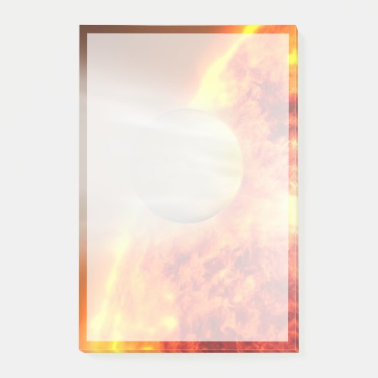 Hd 189733bの大気の蒸発 ポストイット (正面)