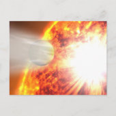 Hd 189733bの大気の蒸発 ポストカード (正面)