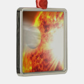 Hd 189733bの大気の蒸発 メタルオーナメント (右)