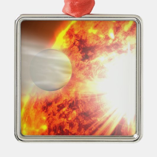 Hd 189733bの大気の蒸発 メタルオーナメント (正面)