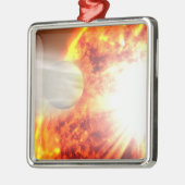 Hd 189733bの大気の蒸発 メタルオーナメント (左)