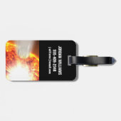 Hd 189733bの大気の蒸発 ラゲッジタグ (裏面横)