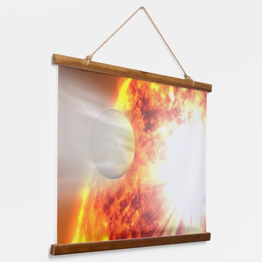 Hd 189733bの大気の蒸発 吊り下げ型タペストリー (傾斜あり)