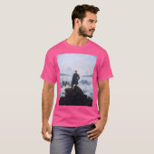 Hd Caspar David Friedrich - Wanderer 1817アクティブ Tシャツ (正面フル)