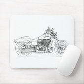 HD CVO Dyna脂肪質のボブ2009年 マウスパッド (マウス)