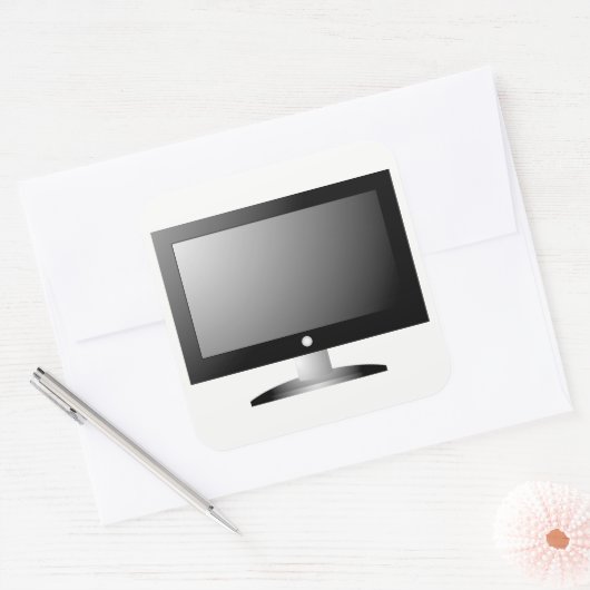 HD TV スクエアシール (封筒)