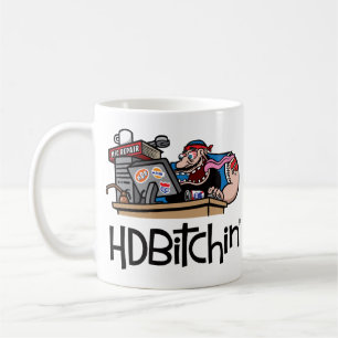 HDBitchinのロゴのコーヒー・マグ-フォーラムのサーフィン コーヒーマグカップ