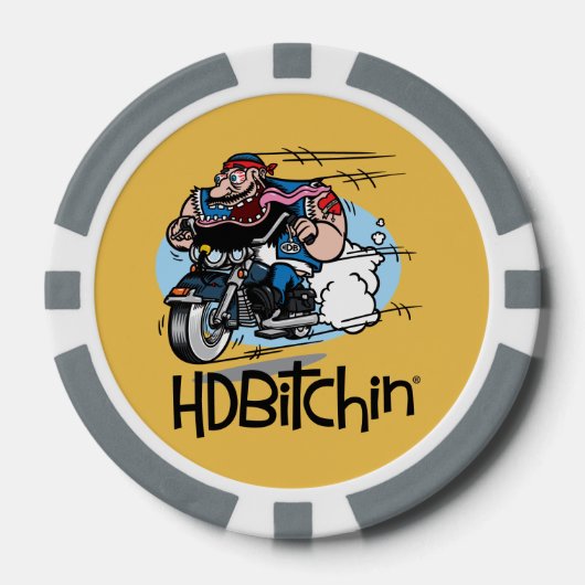 HDBitchinトランプのポーカーチップ ポーカーチップ (正面)