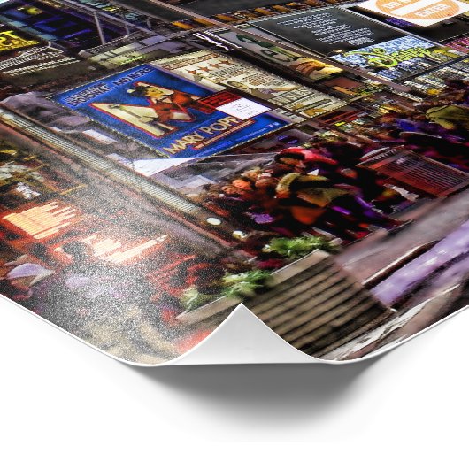 HDRのタイムスクエアフォト フォトプリント            (角)