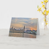 HDRロンドン場面 カード (黄色い花)