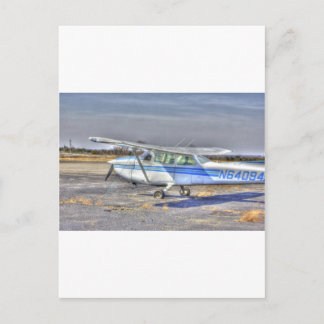 HDR疲れた飛行機ホイールの設定 ポストカード