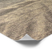 HDR飛行機前方に駐車 ポスター (角)