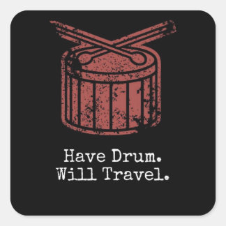 HDWTステッカー – 黒 スクエアシール