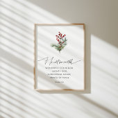 HEはクリスマス聖書の詩のポスターと呼ばれる ポスター