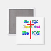 Heバラ感謝してい神Heバラ冷蔵庫磁石 マグネット (正面/裏面)