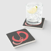 He – 大理石コースター ストーンコースター (横)