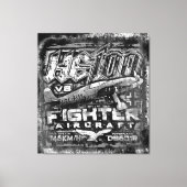 He 100 V8 キャンバスプリント (正面)