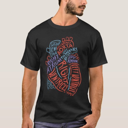 He Anatomy Doctor Medical Cardiovascular Biology S Tシャツ (正面)