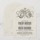 He and She Wedding Invitation 招待状 (正面/裏面)