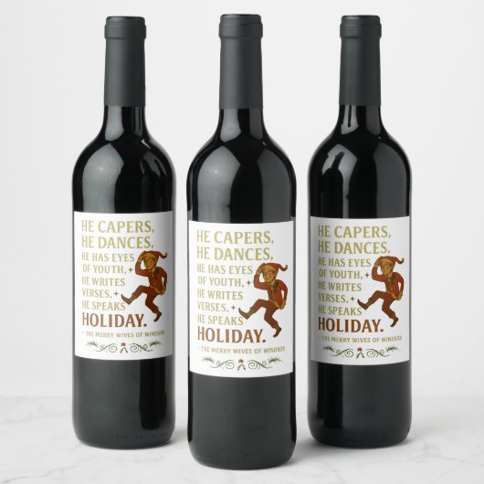He capers... ワインラベル (ボトル)