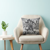 he Cybe rnetic Samurai Undead Throw Pillow クッション (椅子)