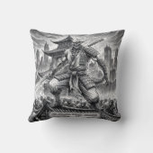 he Cybe rnetic Samurai Undead Throw Pillow クッション (裏面)