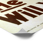 He Did His Duty ポスター (角)