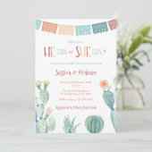 He-Esta She-ESTAジェンダーが赤ちゃんシャワーフェスタを明らかにする 招待状 (スタンド正面)