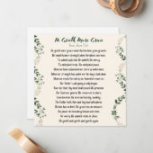 He Giveth More Grace Square Flat Card - Large（大きいカ ノートカード (正面/裏面インサイチュ)