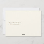 He has Risen Bible Verse Cross Religious Easter  シーズンカード (裏面)