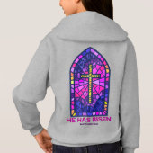 He Has Risen Hoodie (裏面)