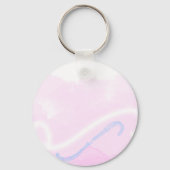 "He" Hebrew Pronoun Trans Colors キーホルダー (裏面)