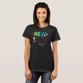 He Him  Male Gender Pronouns LGBTQ Non Binary Colo Tシャツ (正面フル)