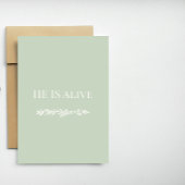 He Is Alive Christian Easter Card | Faith Design シーズンカード