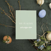 He Is Alive Christian Easter Card | Faith Design シーズンカード
