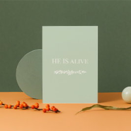 He Is Alive Christian Easter Card | Faith Design シーズンカード