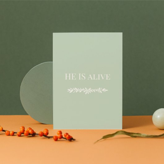 He Is Alive Christian Easter Card | Faith Design シーズンカード