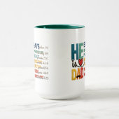 He is Dad マグカップ (中央)