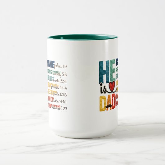 He is Dad マグカップ (中央)