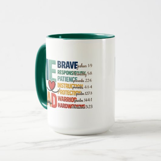 He is Dad マグカップ (正面左)