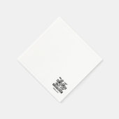 He Is My Refuge and My Fortress – Psalm 91:2 Bible スタンダードカクテルナプキン (角)