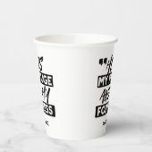 He Is My Refuge and My Fortress – Psalm 91:2 Bible 紙コップ (左)