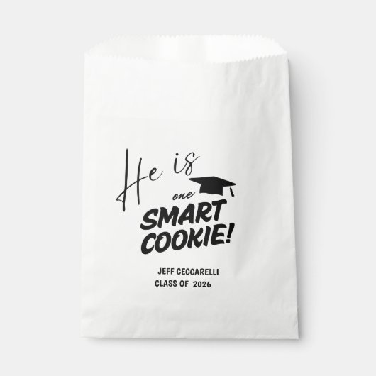 HE is One Smart Cookie Graduation  フェイバーバッグ (正面)