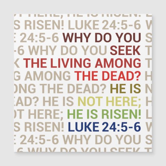 He is Risen (正面)