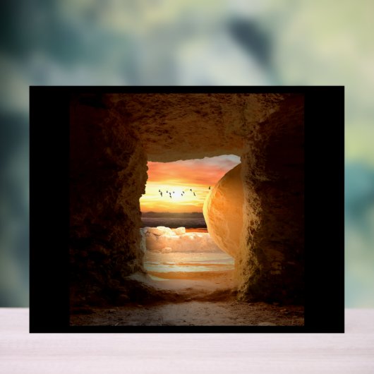 He is Risen  アクリルサイン (ニュートラル)