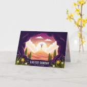 He is Risen カード (黄色い花)